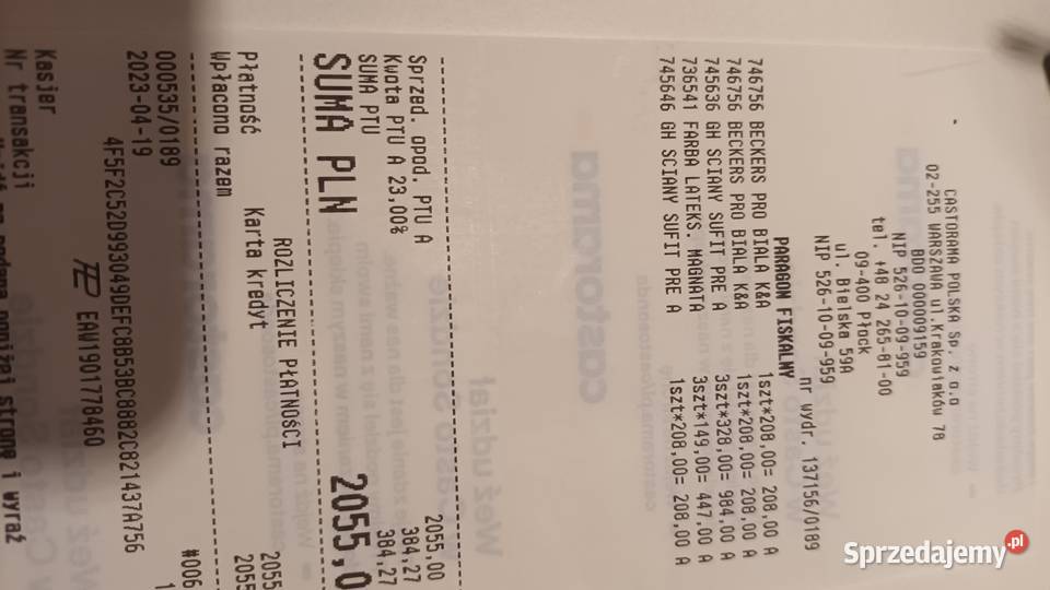 Farba wewnętrzna Good Home Premium MAT R215F Łomianki Dolne