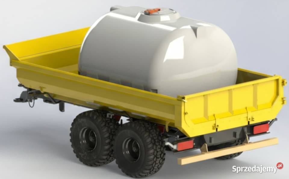 ZBIORNIK WODY PITNEJ przyczepa 5000 L dostępna
