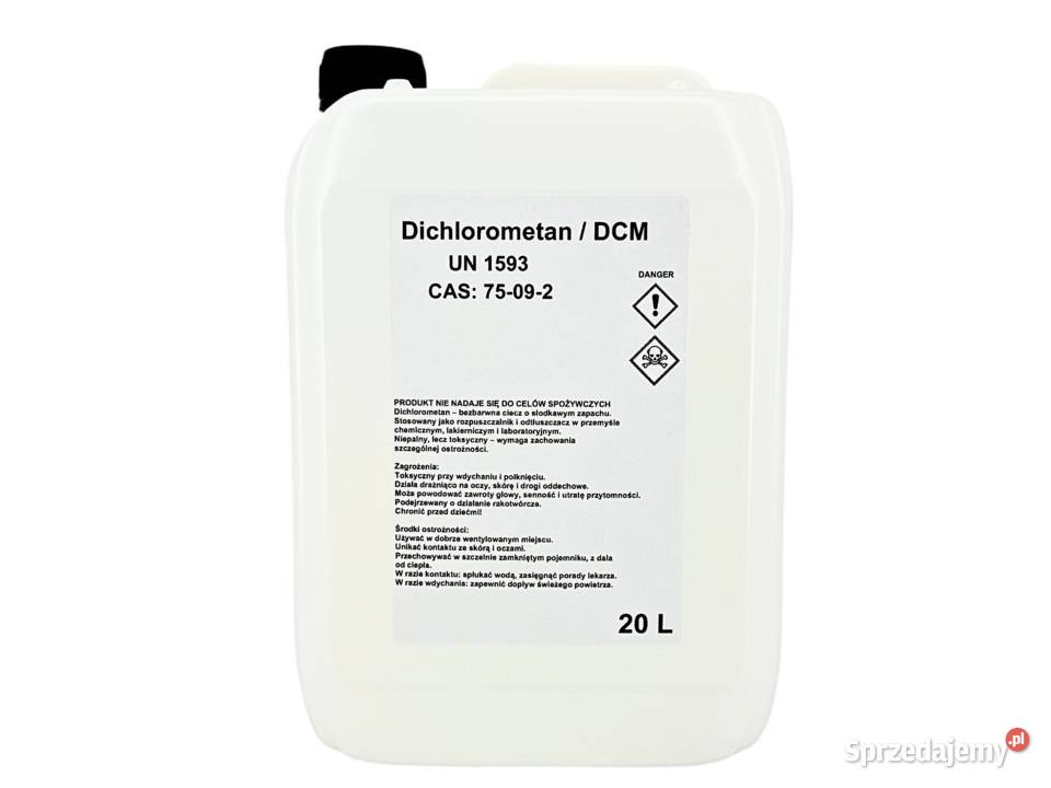 Dichlorometan Chlorek metylenu CZDA CAS 75092 Warszawa