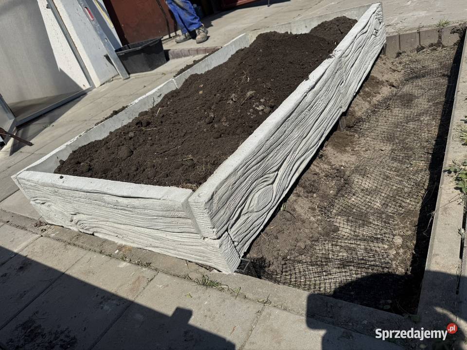 Deska betonowa na warzywniak grządki podwyższone Ogród Wierzbica