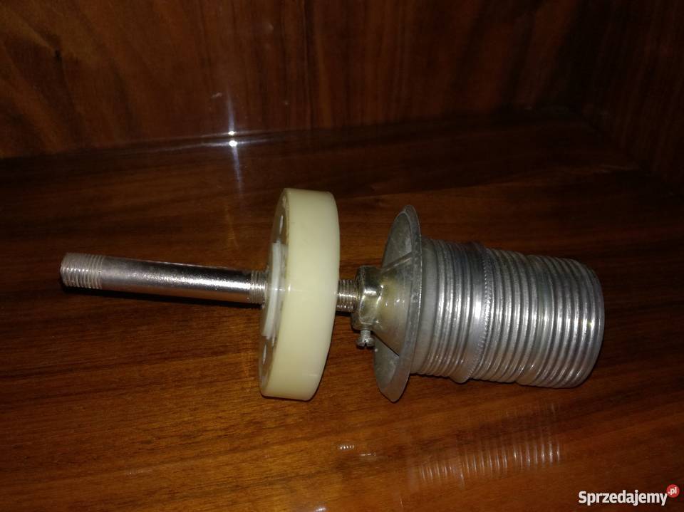 Lampa wisząca z białym szklanym kloszem PRL biały Warszawa sprzedam