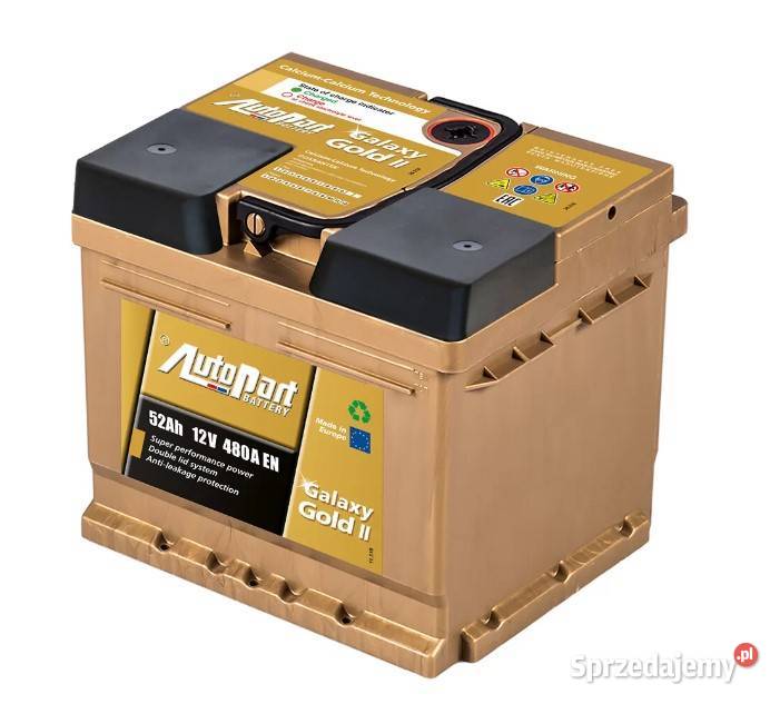 Akumulator Autopart Galaxy Gold II 52Ah 480A Wałbrzych
