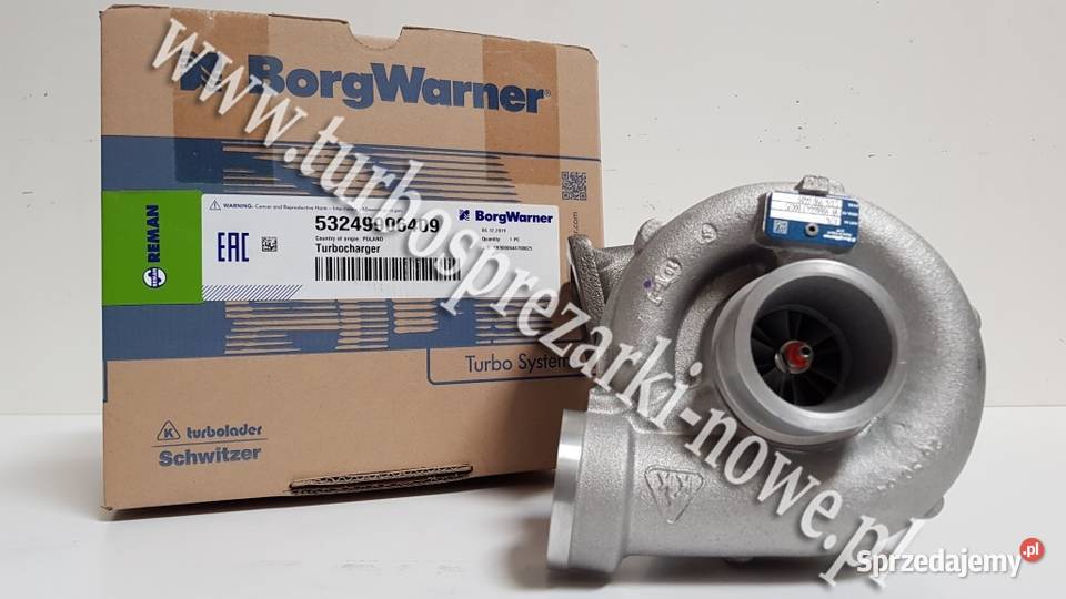 Turbosprężarka BorgWarner KKK Oryginal Reman mazowieckie Siedlce sprzedam