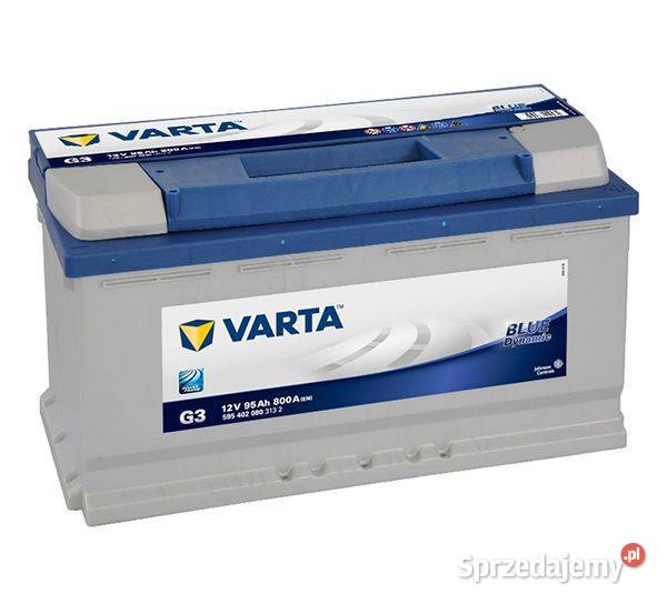 Akumulator VARTA Blue Dynamic G3 95Ah 800A Układ elektryczny Części Warszawa