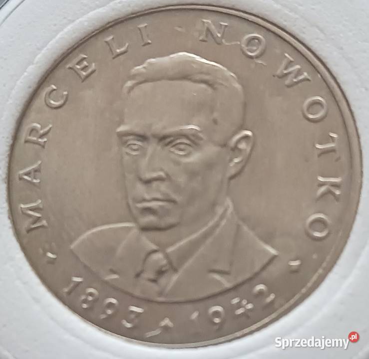 20 Marceli Nowotko 1983 r 1 mennicze najniższy sprzedam
