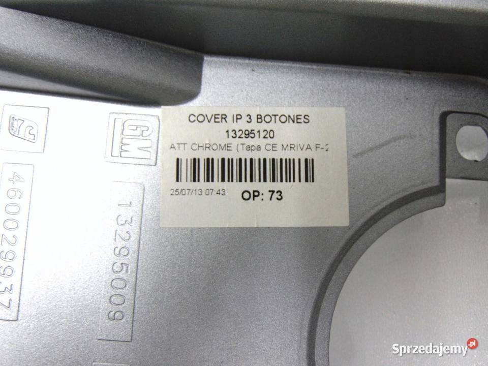 RAMKA RADIA KOSZ KONSOLA 13295009 OPEL CORSA D