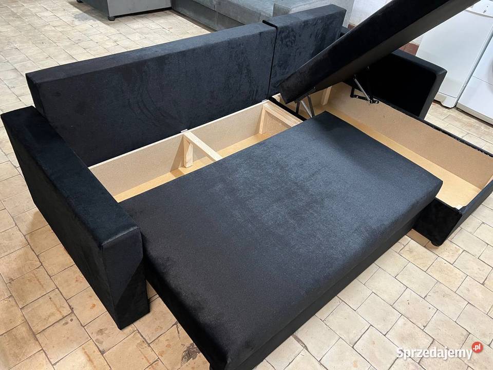 Narożnik welurowy Spręzyny Bonell dostawa kraj Katowice