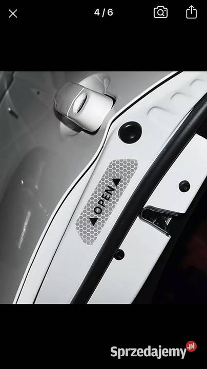 Odboje do drzwi samochodu naklejki odblaskowe Akcesoria Lucynów