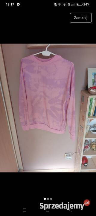 Różowo fioletowy sweterek Kielce
