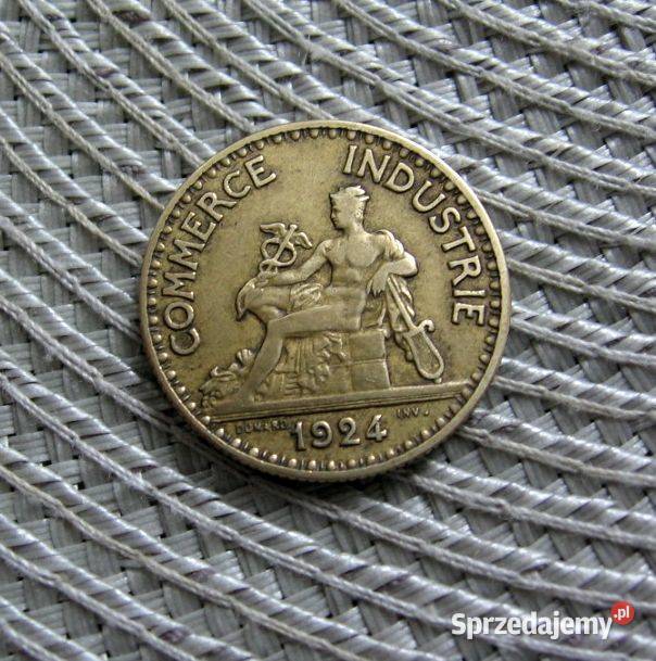 Francja 2 Franki 1924r Bon Pour Kalisz