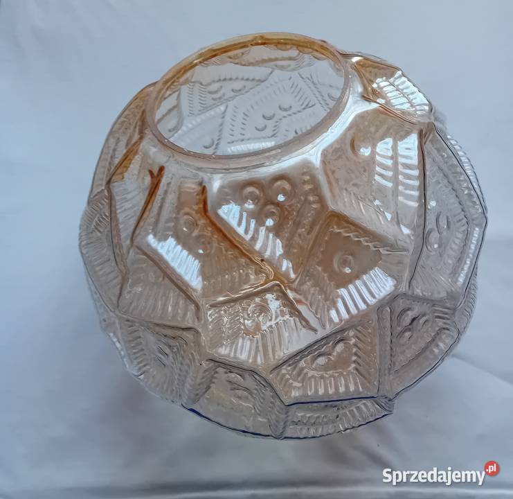 Iryzowany klosz do lampy Space Age Mid Century wielkopolskie