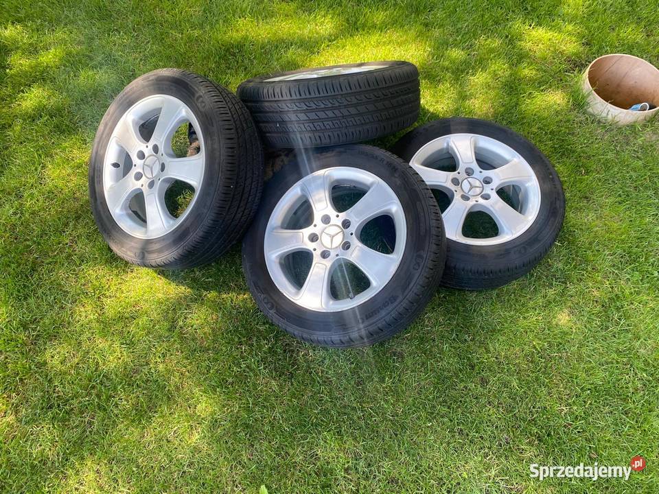 Opony letnie R16 na felgach aluminiowych