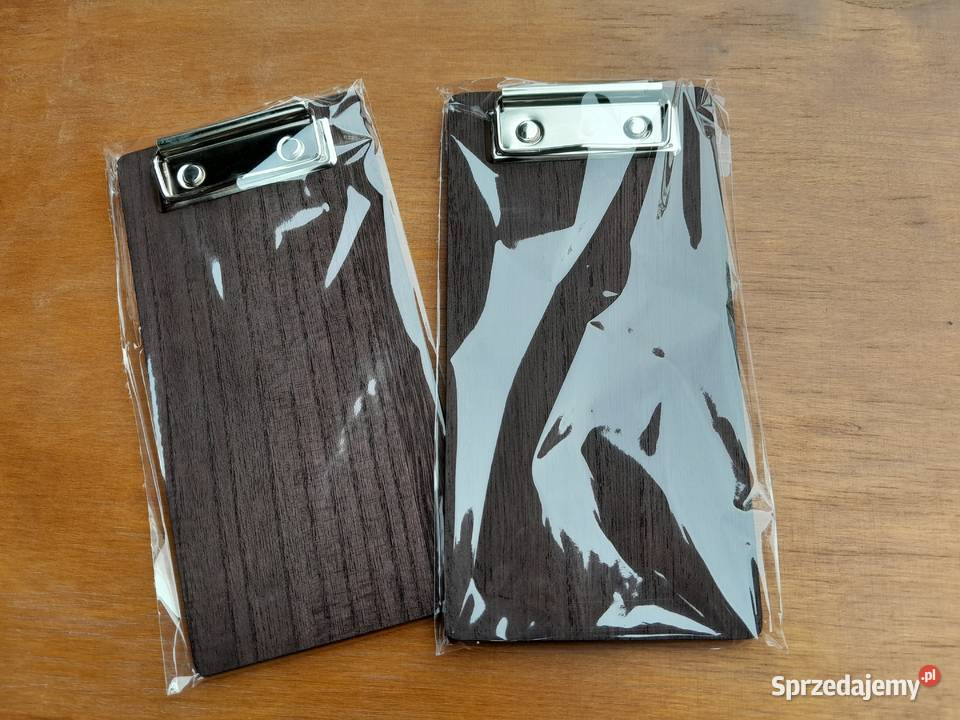 Drewniany clipboard deska z klipsem 20x10 zestaw Dąbrowa Górnicza