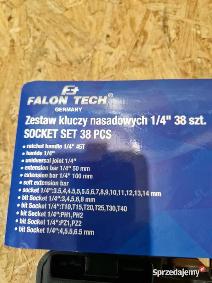 Zestaw kluczy nasadowych 38sz 14 klucze nasadowe wielkopolskie Głogowa