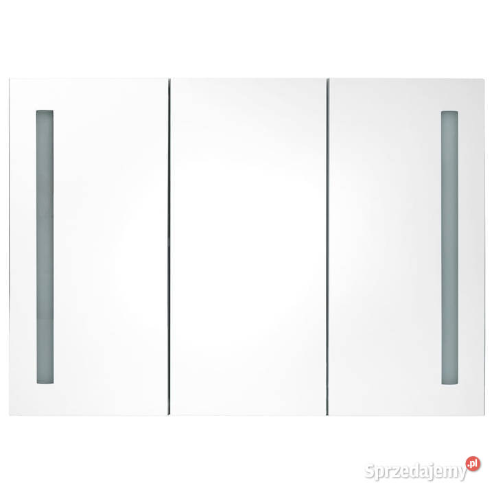 Szafka łazienkowa z lustrem i LED 89x14x62 Warszawa