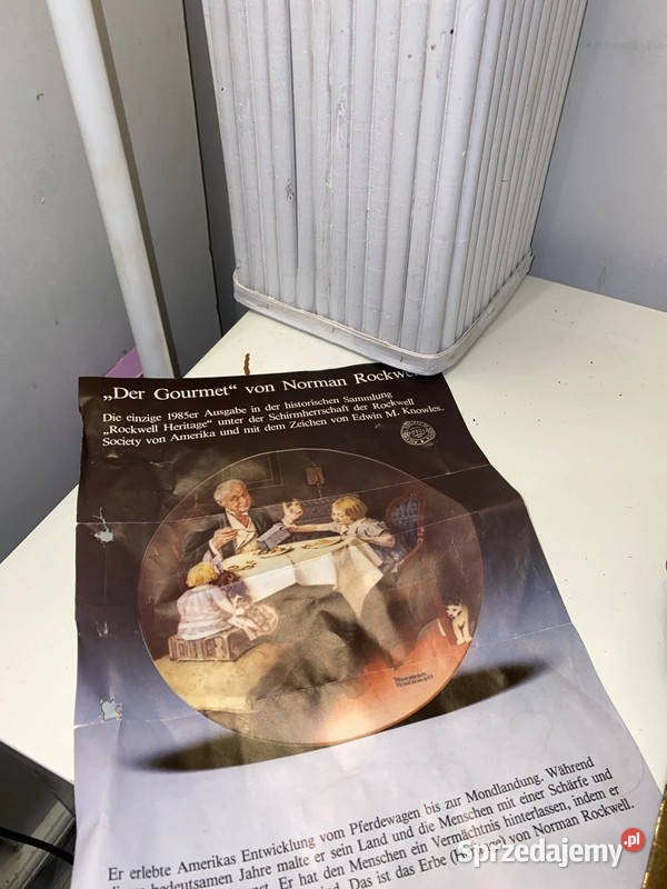 Talerz porcelanowy kolekcjonerski Bradex Norman