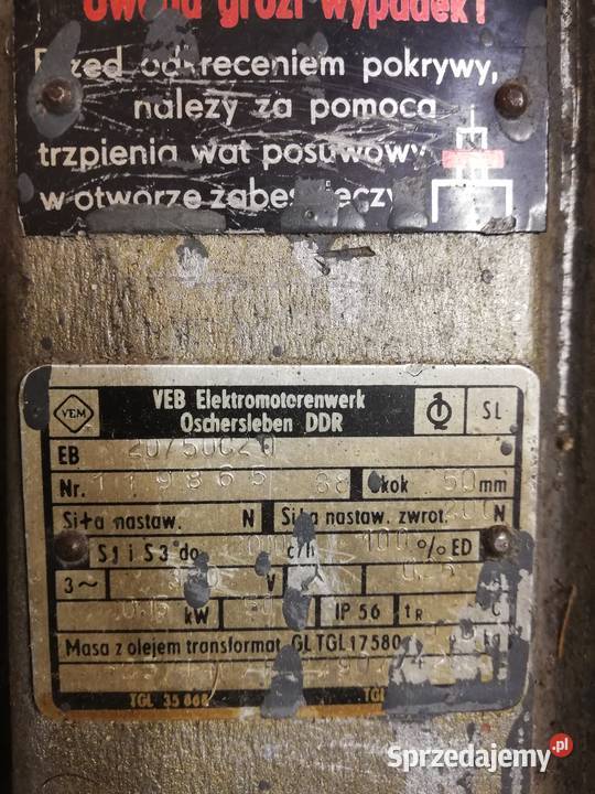 Zwalniak VEB Elektromotorenwerk EB Dąbrowa Górnicza