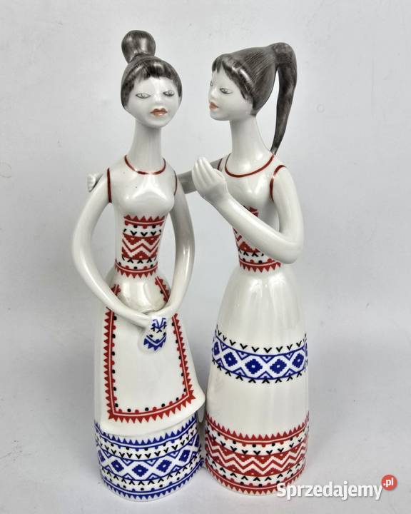 Look Plotkarki Hollohaza Węgry połXXw wys245 Porcelana i szkło Warszawa