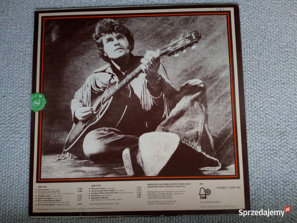 TERRY JACKS Seasons In The Sun 1974 BELL LP Puławy