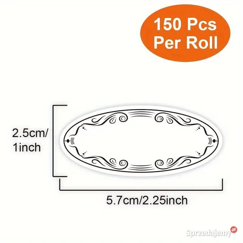 Naklejki Do Oznaczania Słoików 150 Samoprzylepne