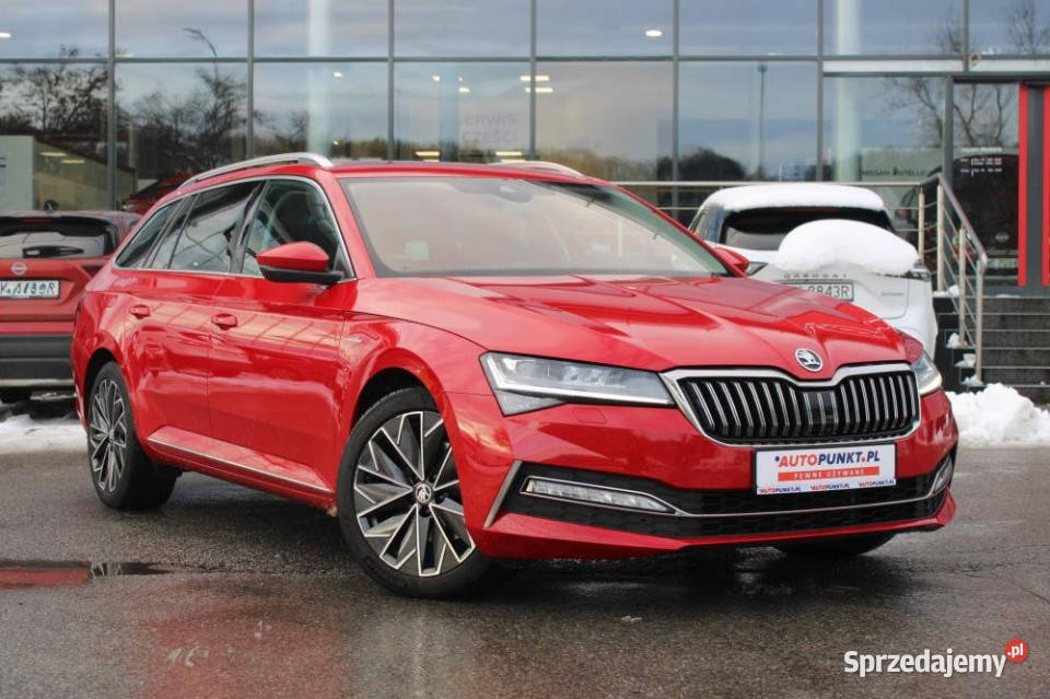 Skoda Superb 2021r Matrix Panorama Canton El nieuszkodzony Kraków