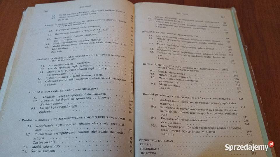 Równania rekurencyjne Ira Koźniewska