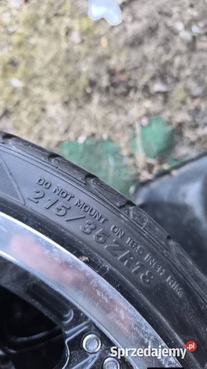 Sprzedaj felgi z oponami 4x1004x114 et40 aluminiowe Samochodowe świętokrzyskie Łączna