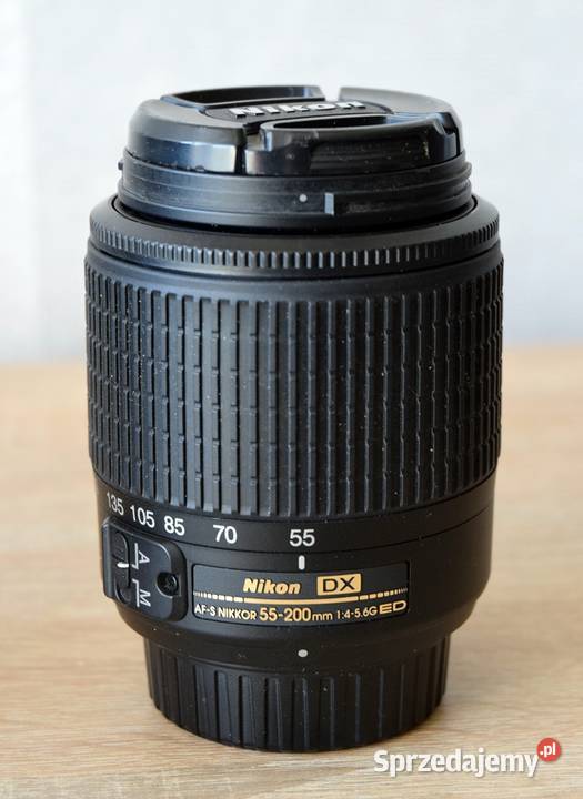 Obiektyw do Nikona Nikkor 55200 ze stabilizacją śląskie Gliwice sprzedam