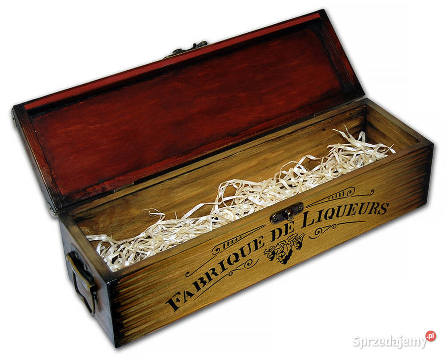 drewniana SKRZYNKA NA WINO Marsannay la Cte