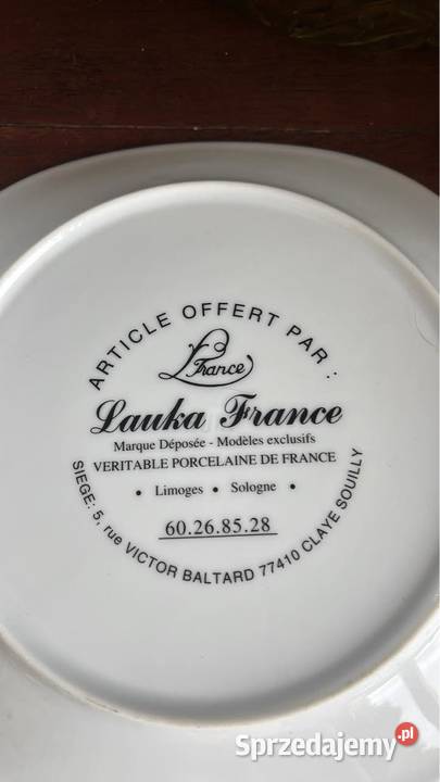 Kwadratowy talerz ze wspaniałej manufaktury Gdańsk