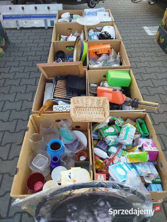 Kartony z Niemiec z rzeczy używane szkliwa Porcelana i szkło Rabka-Zdrój