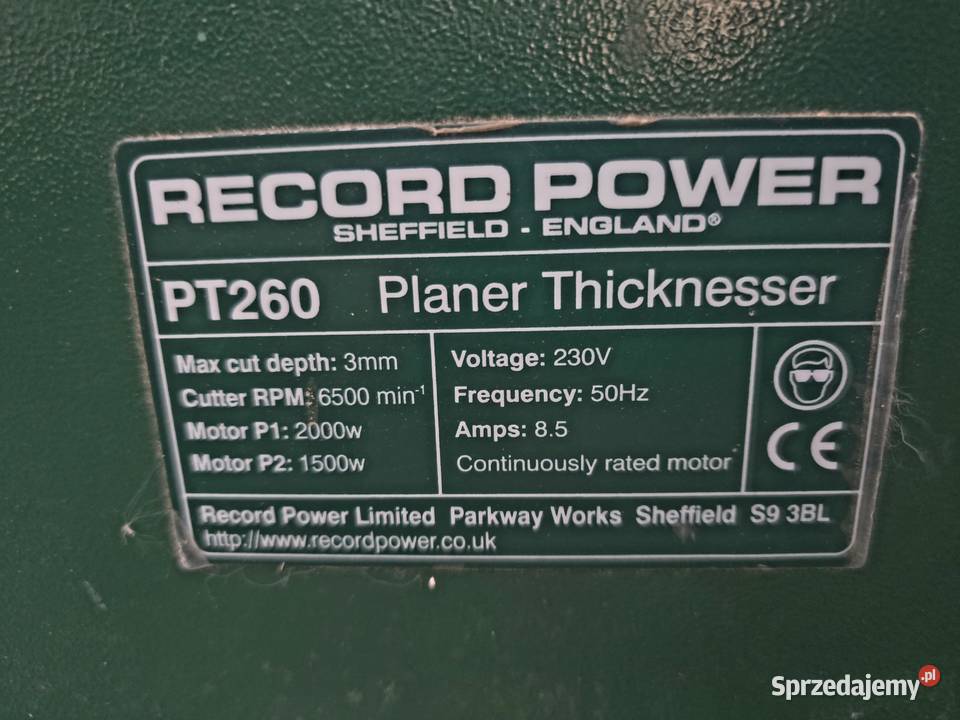 Strugarko Grubościówka Power Record 260mm Metabo Zamość