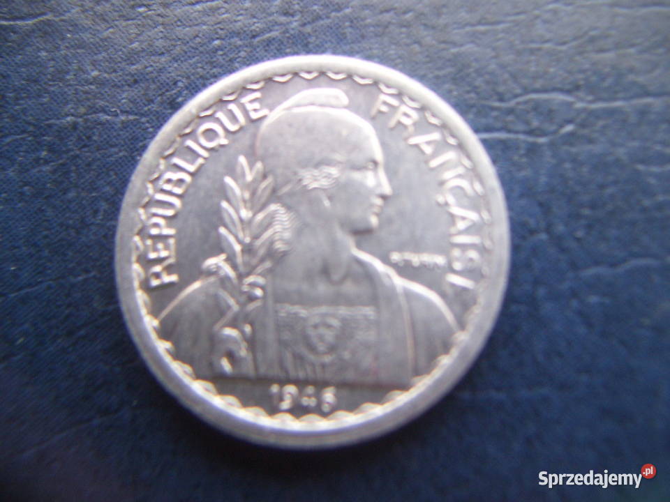 Stare monety 5 centym 1946 Indochiny Francuskie