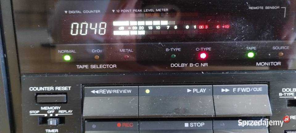 Magnetofon deck 3 głowicowy Aiwa ADF880 do mazowieckie