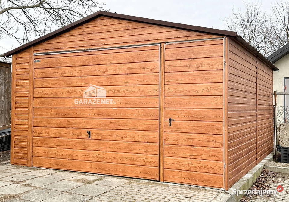 GARAŻ BLASZANY 45x5 m BRAMA UCHYLNA DRZWI małopolskie Łapanów sprzedam