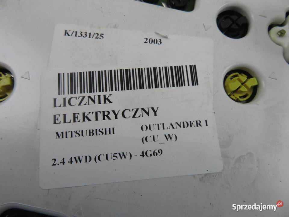 LICZNIK MITSUBISHI OUTLANDER I 24 MN162482 Motoryzacja małopolskie