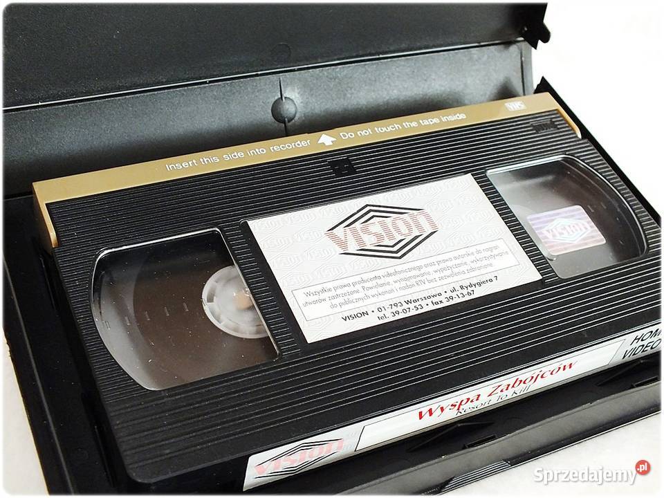 Kaseta VHS Wyspa Zabójców Film na Video ORYGINAŁ lektor Żary