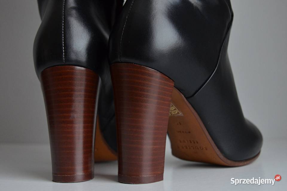 SZERSZA cholewka skóra klocek kozaki Sezane podlaskie sprzedam