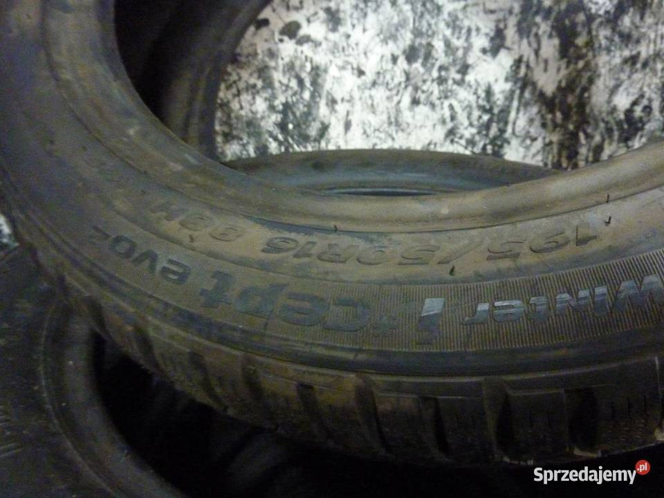 2x Opona nieużywana zimowa 19550R16 HANKOOK 249 Samochodowe Zaścianki
