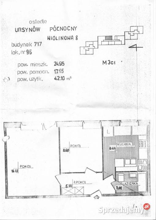 Sprzedam mieszkanie do remontu 4210m2 Metrze mazowieckie Warszawa