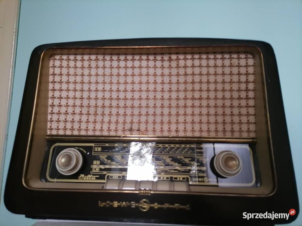 Stare Radio lampowe z lat 50 tych Sprawny.