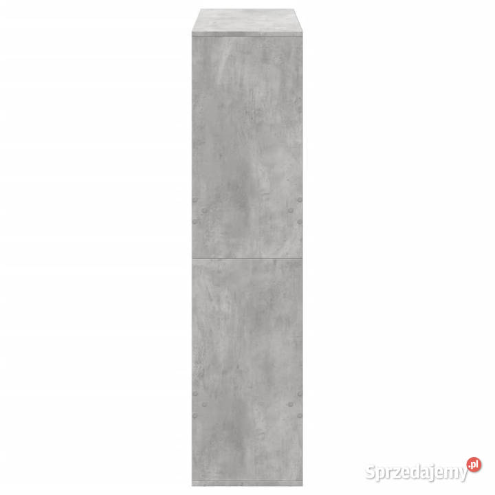 Regał szarość betonu 100x33x135 materiał Warszawa