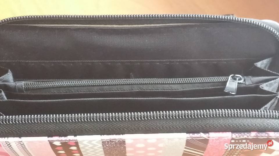 Elegancki kolorowy duży porfel Dodatki Sosnowiec sprzedam