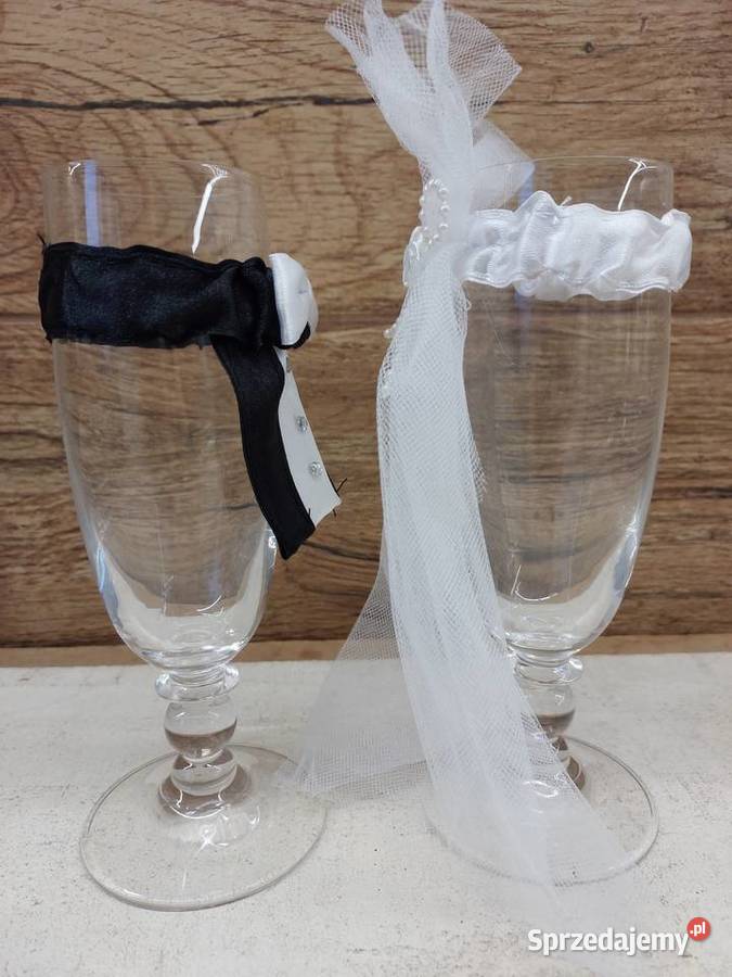2 Kieliszki do szampana wina na ślub rocznicę Wrocław