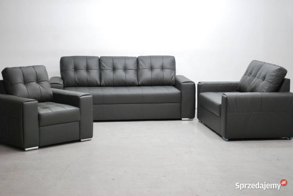 RIY KOMPLET 321 sofy kanapy zestaw SKÓRA 9117 skóra wielkopolskie Poznań