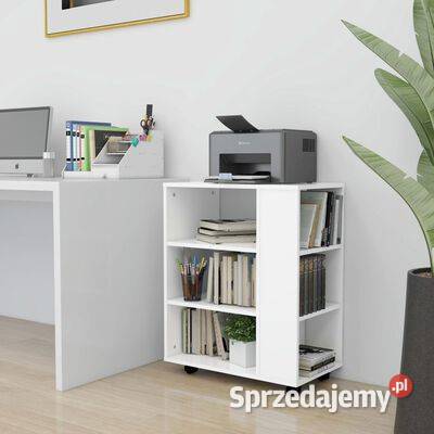 Szafka na kółkach biała 60x35x75 materiał Warszawa