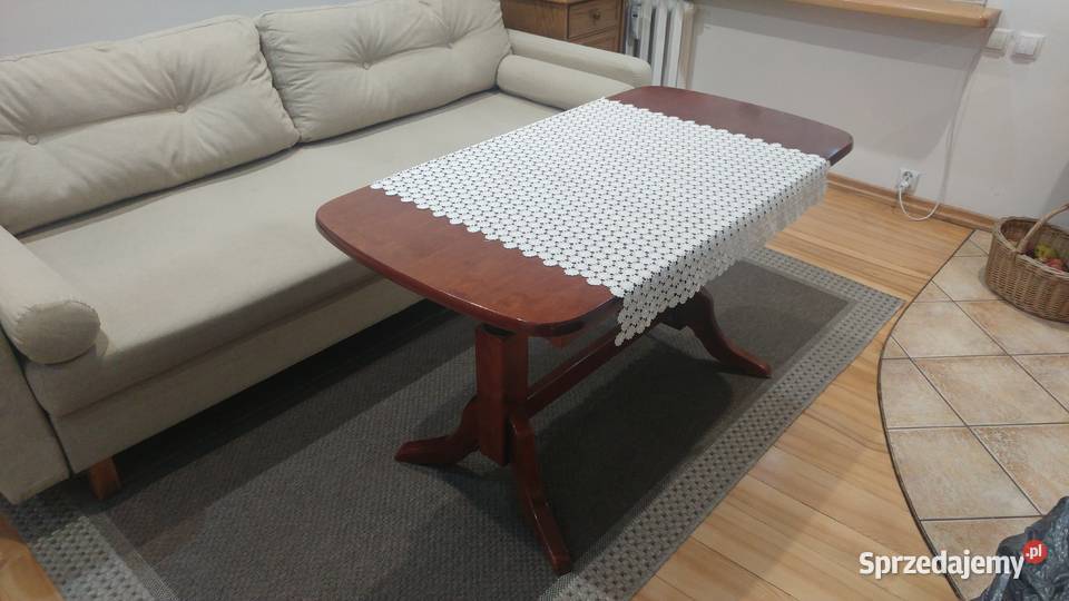 ława lite drewno rozkładana nowa 65x165 łódzkie Czarnożyły