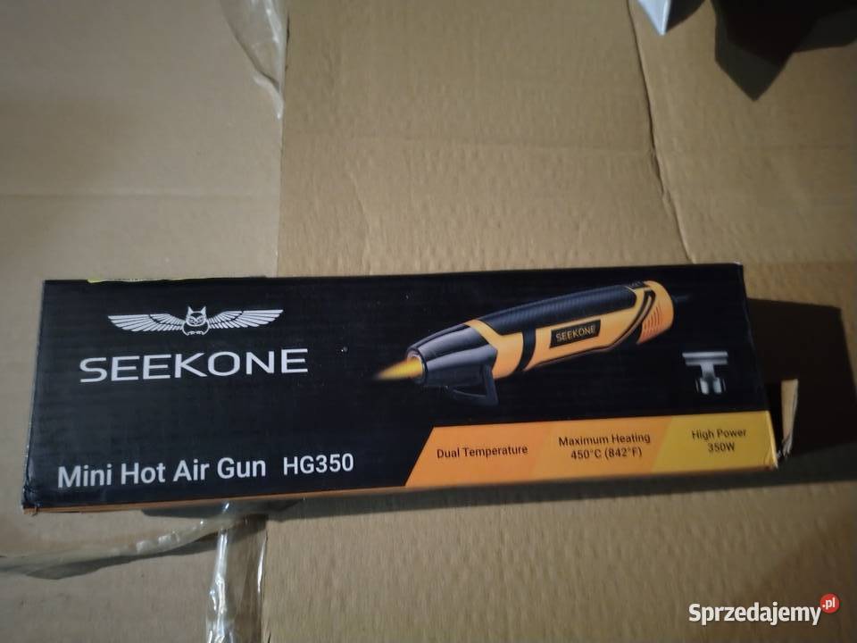 SEEKONE Mini suszarka na gorące powietrze 450C śląskie