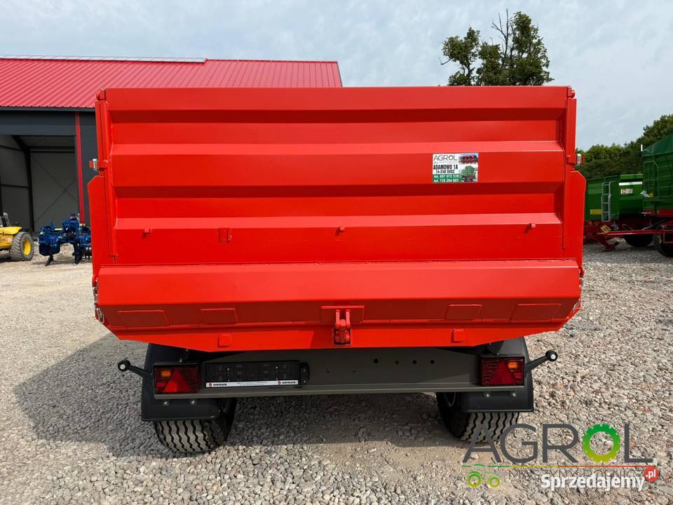 Przyczepa budowlana URSUS T 041 7t HARDOX Mława