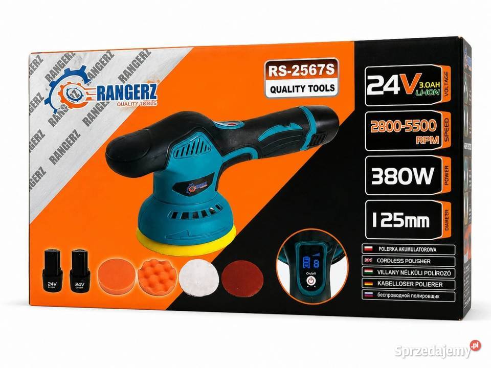 129 POLERKA AKUMULATOROWA 24V 2 AKUMULATORY